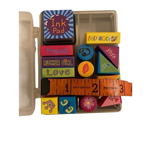 Lot of 3 Stamps Set Paper Punches Crafts Art School - Picture 7 of 11